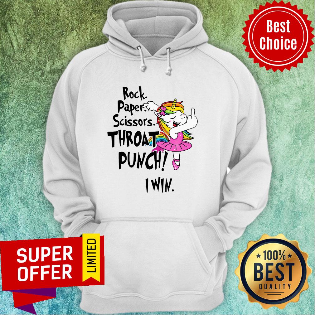 Premium Rock. Paper. Scissors. Throat Punch I Win Shirt