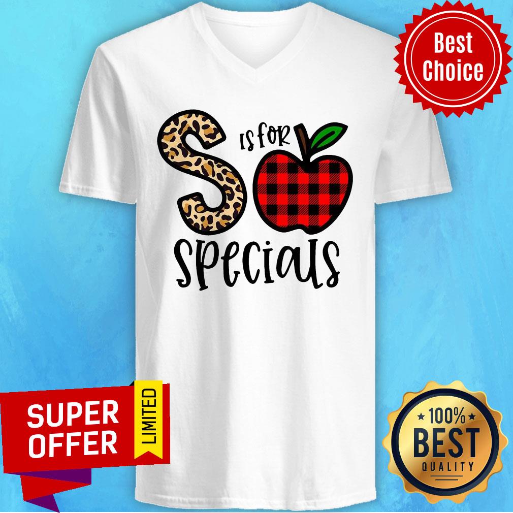 Premium S Leopard Is For Teacher Specials Apple Shirt