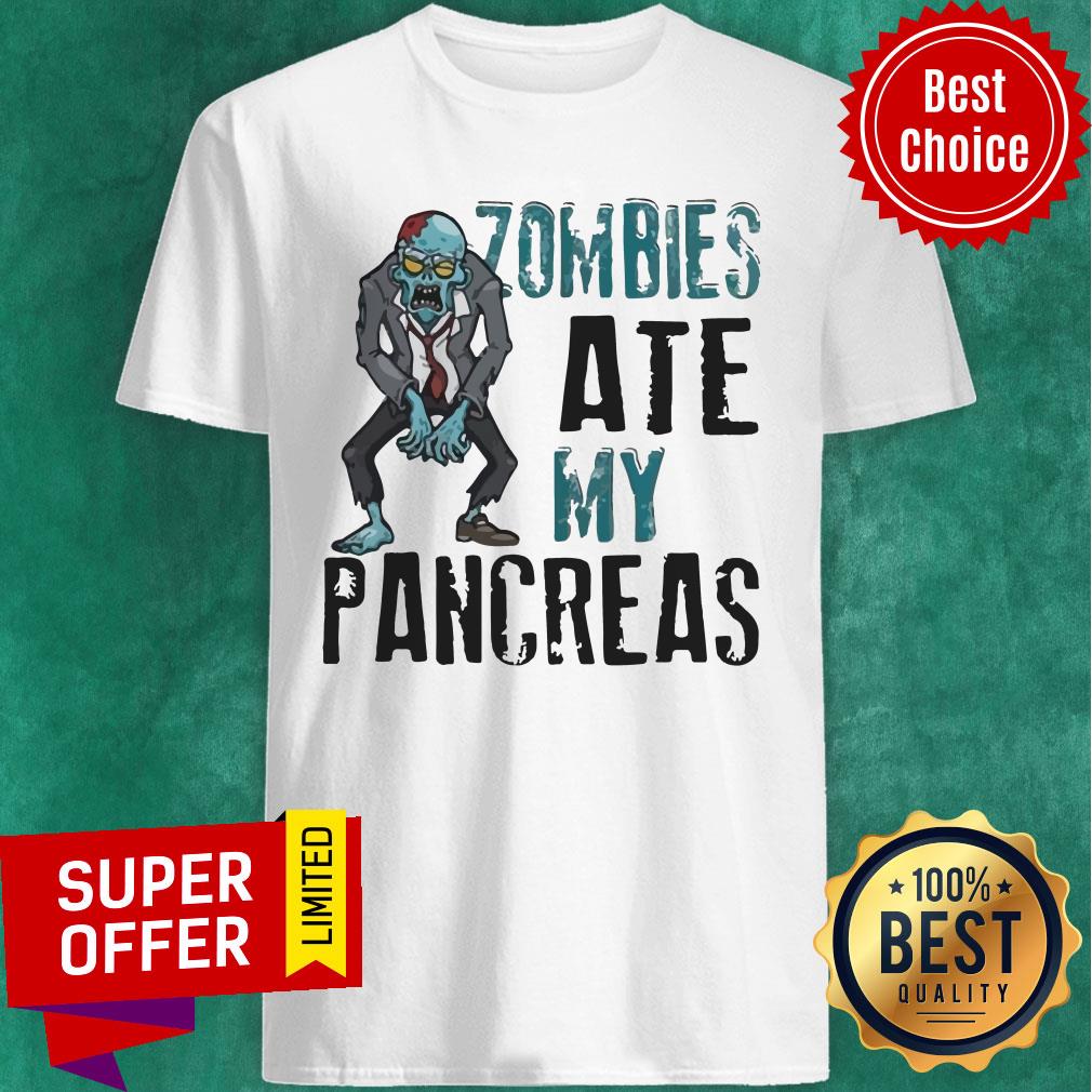 Premium Zombies Ate My Pancreas Shirt