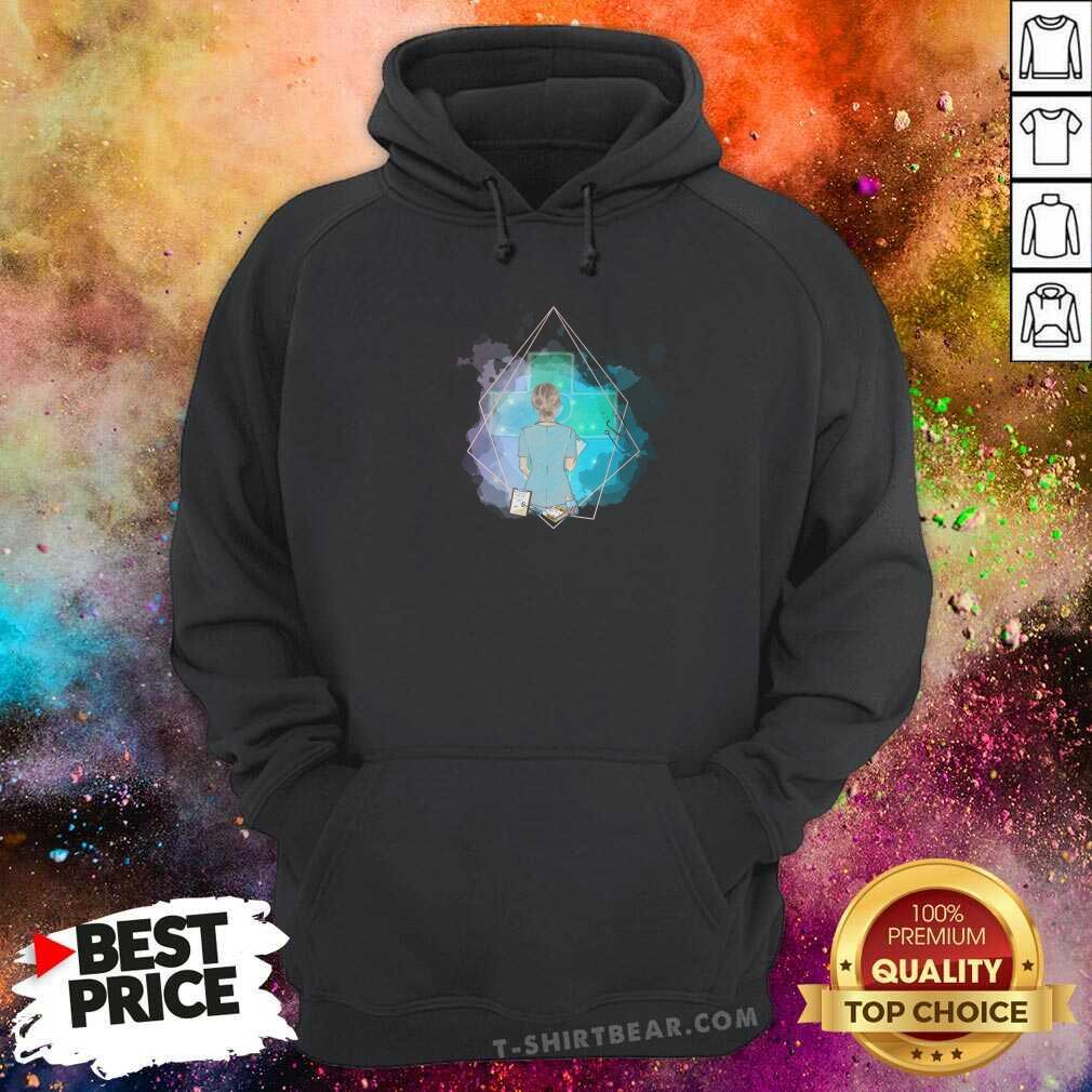 Pretty Behind Nurse Medical Galaxy Shirt