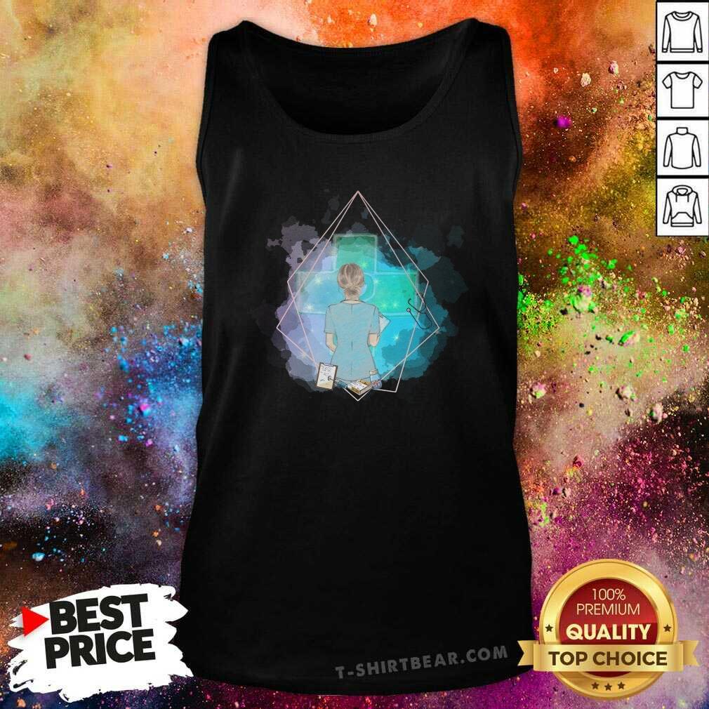 Pretty Behind Nurse Medical Galaxy Shirt