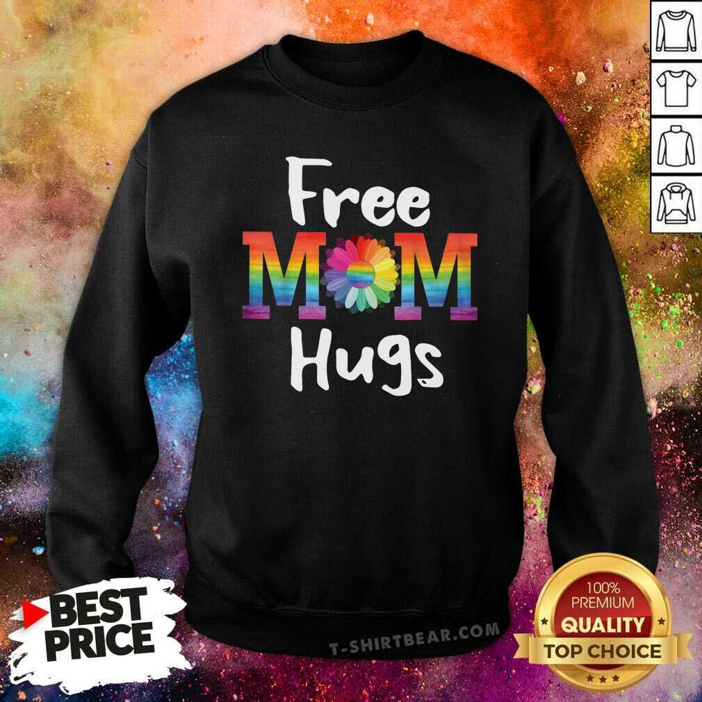 Pretty LGBT Free Mom Hugs Shirt