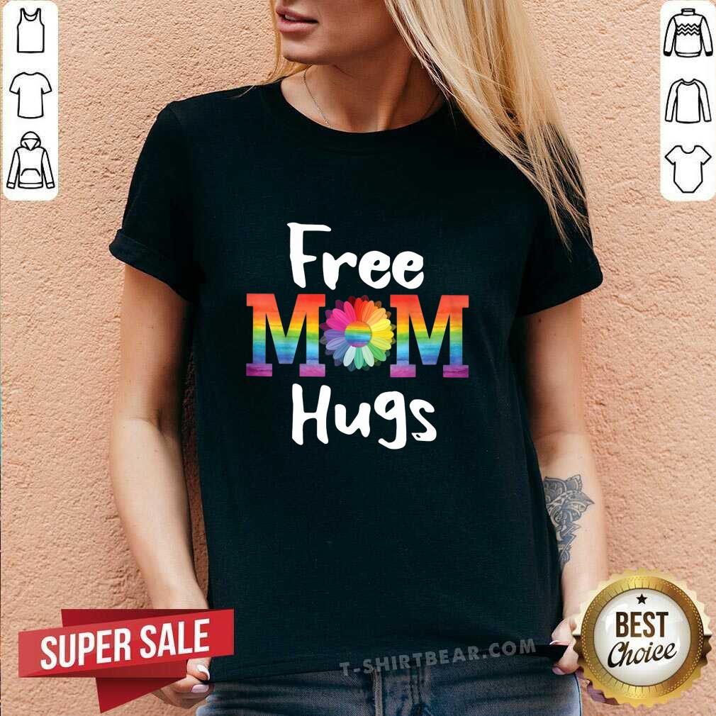 Pretty LGBT Free Mom Hugs Shirt