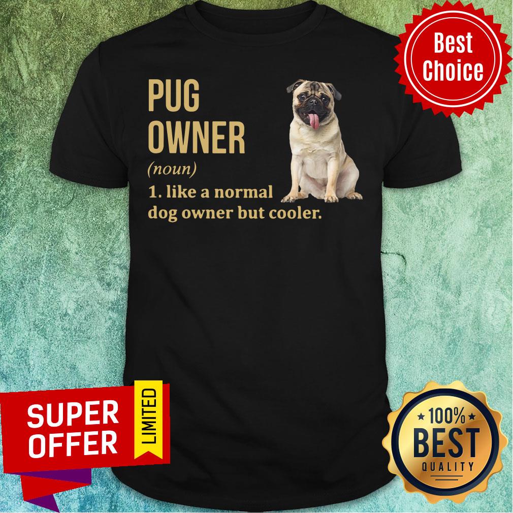 Pug Dog Owner Like A Normal Dog But Cooler Shirt