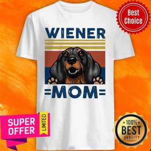 Top Dachshund Wiener Mom Vintage Shirt