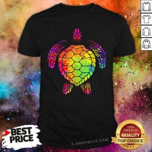 Premium Sea Turtle Rainbow Colors Shirt