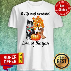 It’s The Most Wonderful Time Of The Year Cat Halloween Shirt