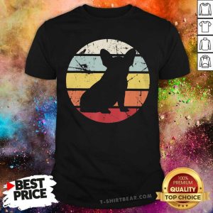 Cute Fine Distressed Retro Vintage French Bulldog Shirt
