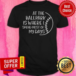 At The Ballpark Is Where I Spend Most Of My Days Shirt