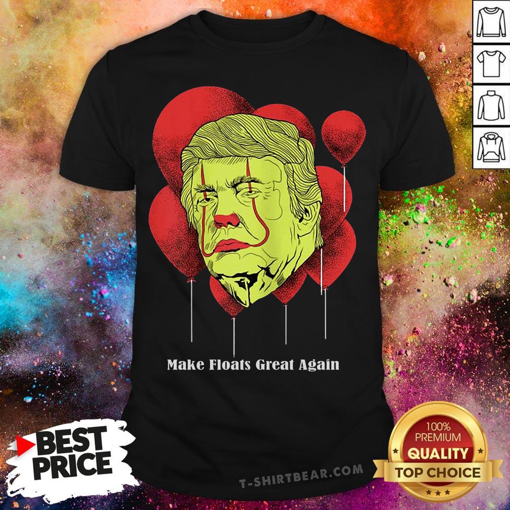 Funny Pennywise Donald Trump Make Floats Great Again Shirt