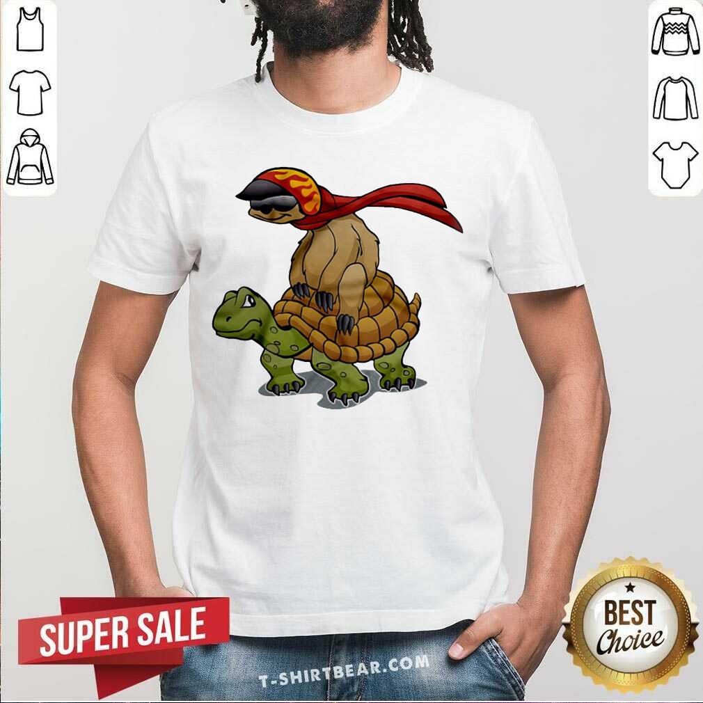 Sloth With Turtle Shirt