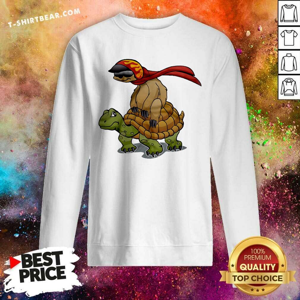 Sloth With Turtle Shirt