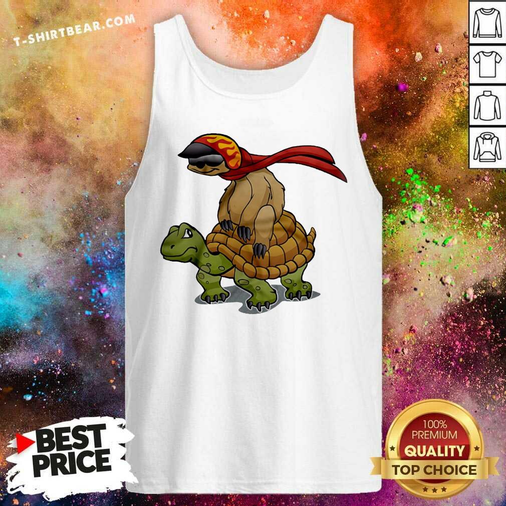 Sloth With Turtle Shirt