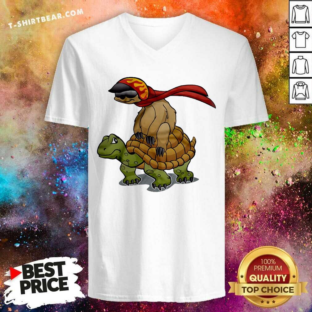 Sloth With Turtle Shirt
