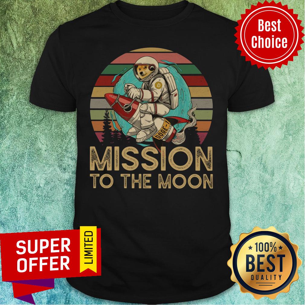 Spacedog Misson To The Moon Shirt