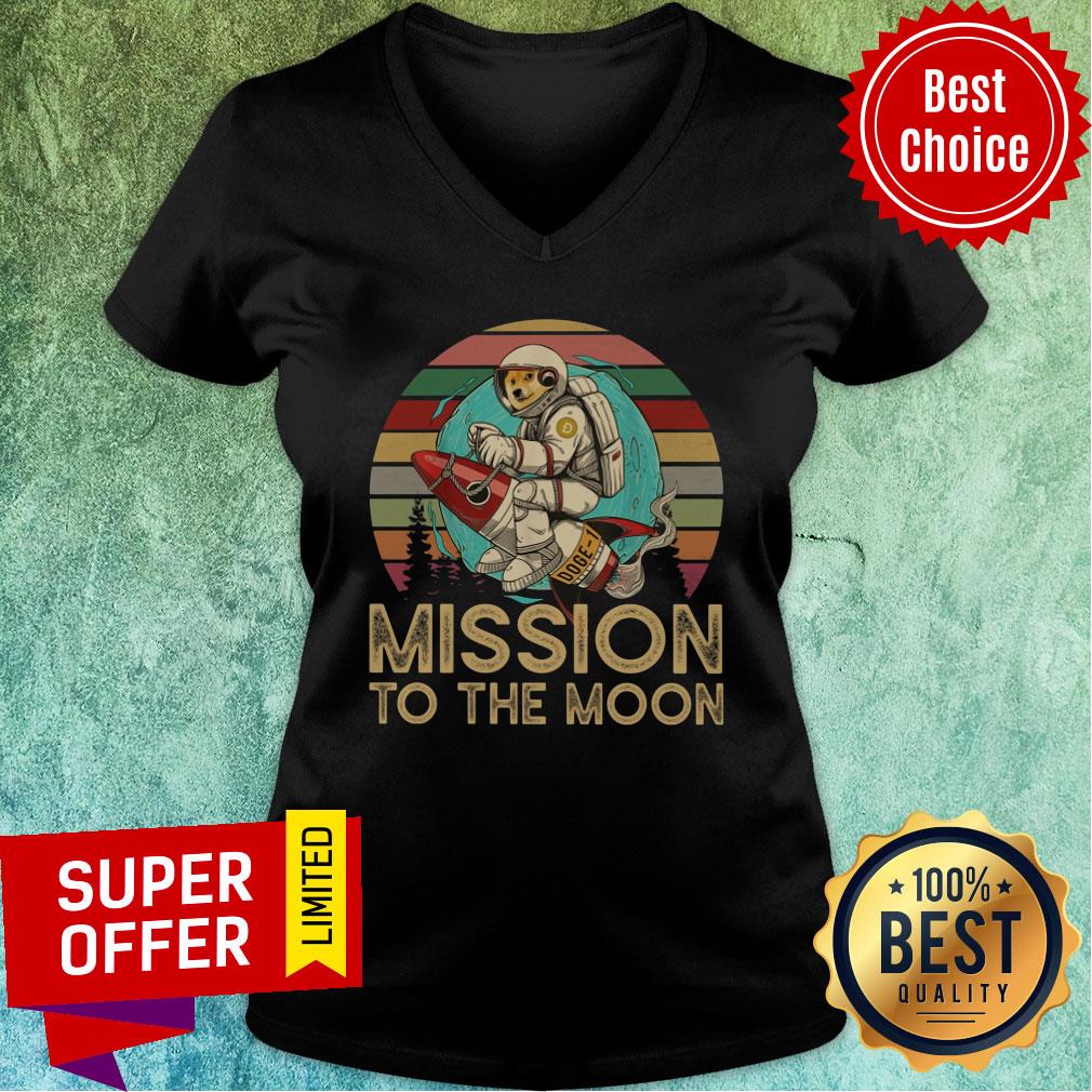 Spacedog Misson To The Moon Shirt