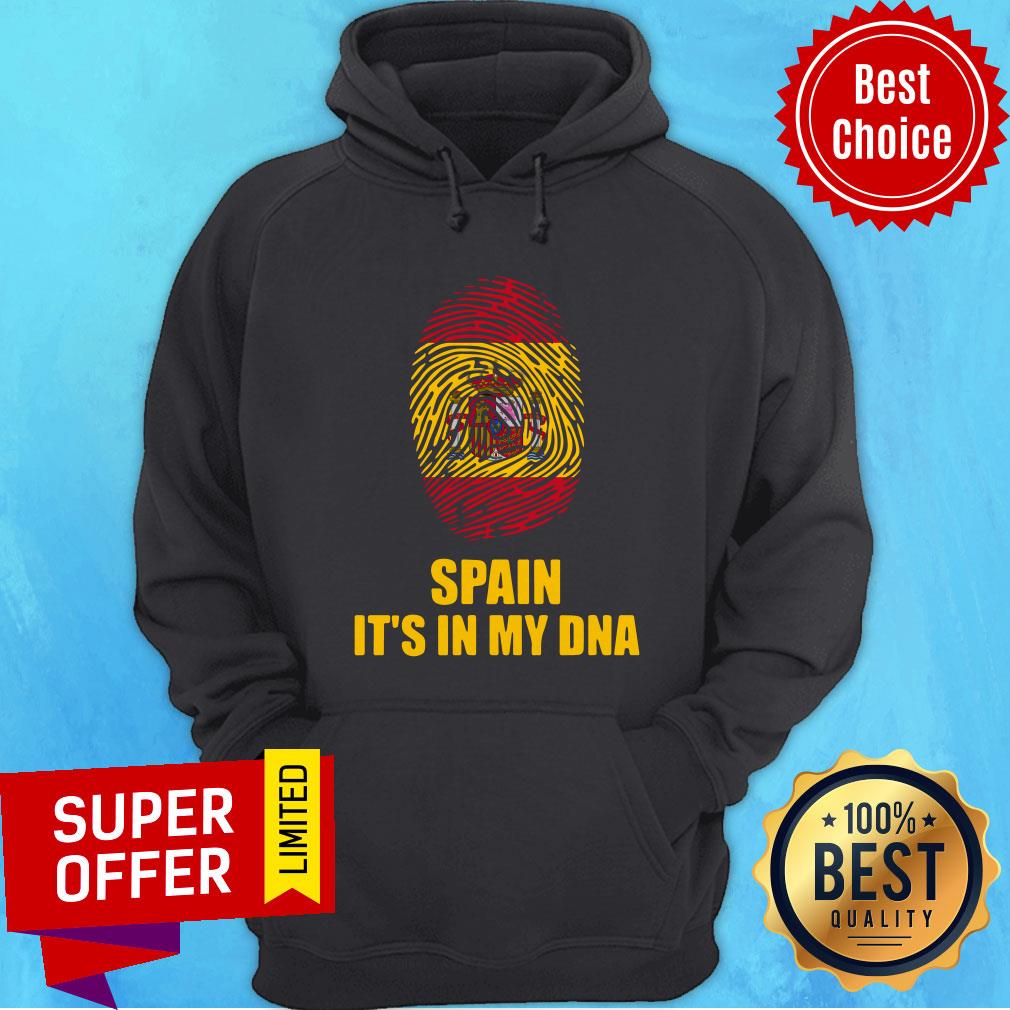 Spain Flag It's In My Dna Fingerprints Shirt