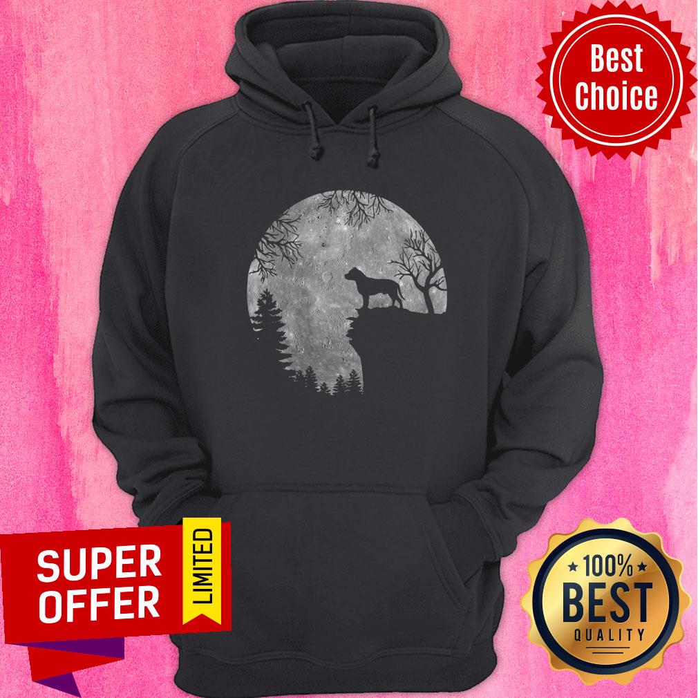 Staffordshire Bull Terrier And Moon Halloween Shirt