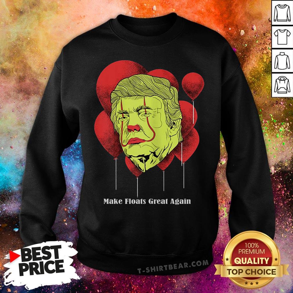 Funny Pennywise Donald Trump Make Floats Great Again Shirt
