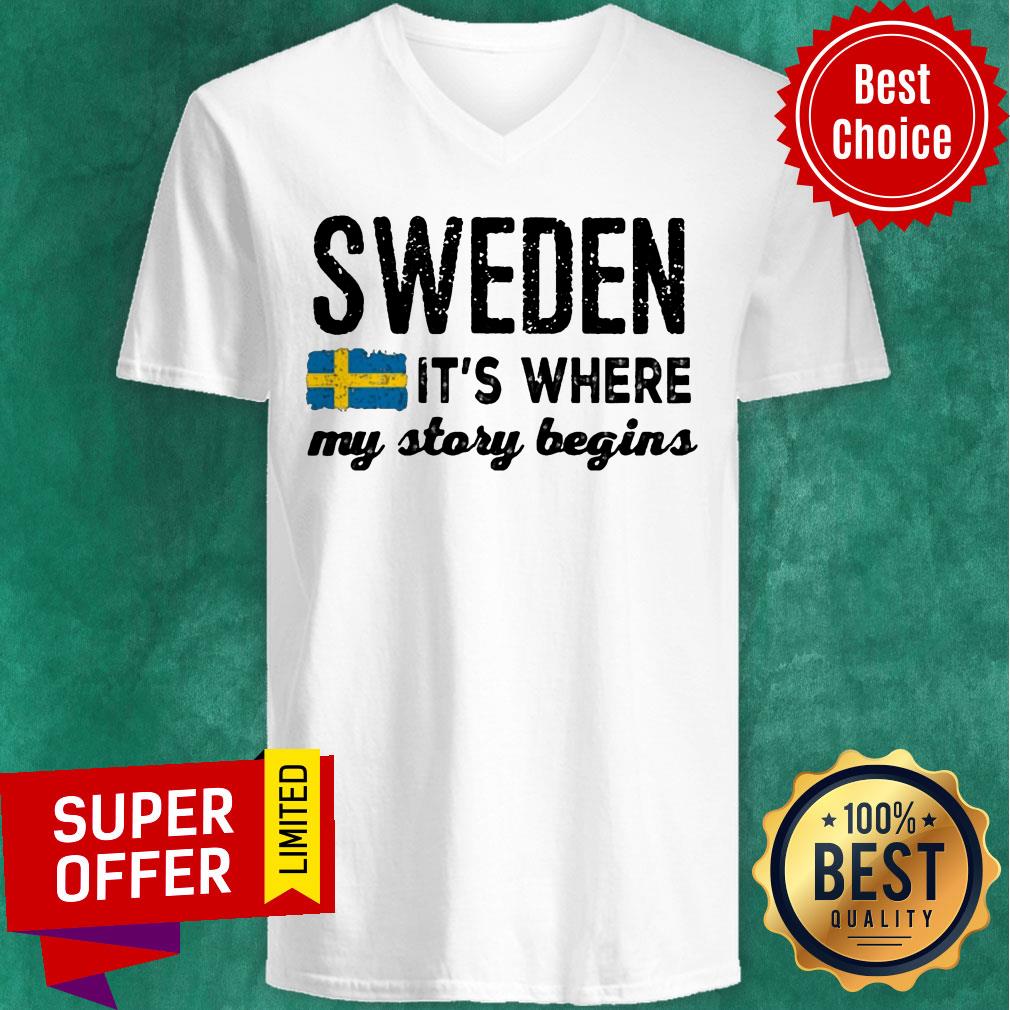 Sweden It's Where My Story Begins Shirt
