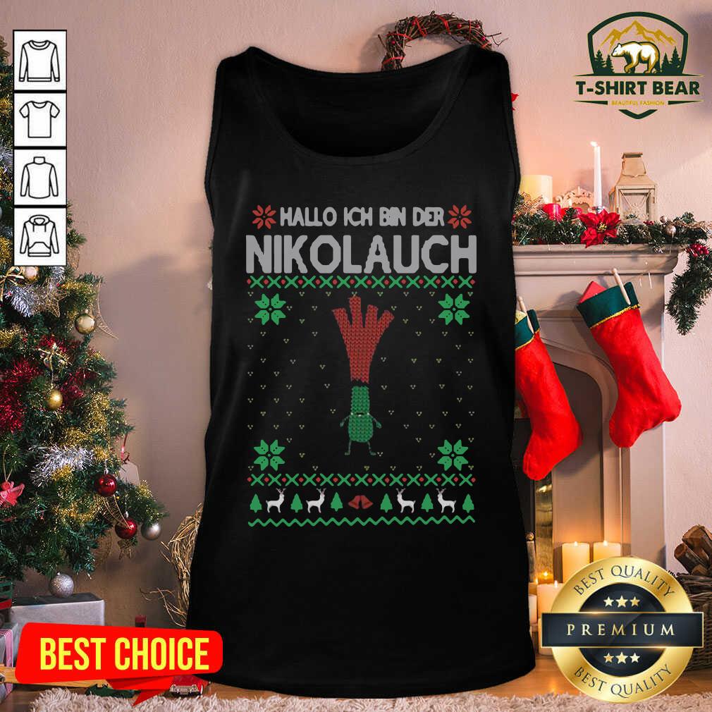 Top Merry Christmas Hallo Ich Bin Der Nikolaus Shirt