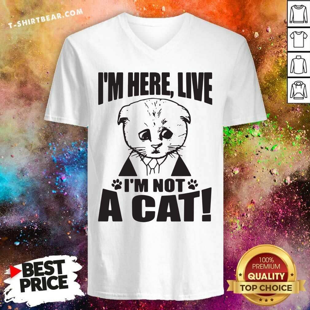 Texas I Am Here 6 Live I Am Not A Cat Shirt