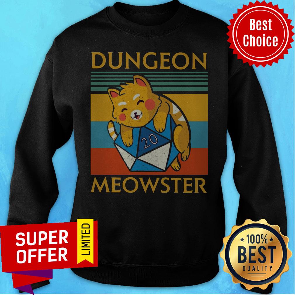 Top Dungeon Meowster Vintage Retro Shirt