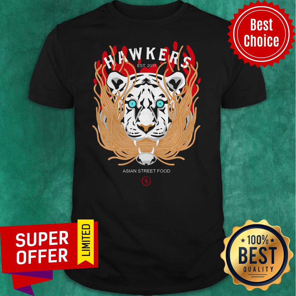 Top Hawkers Asian Street Food Tiger Shirt