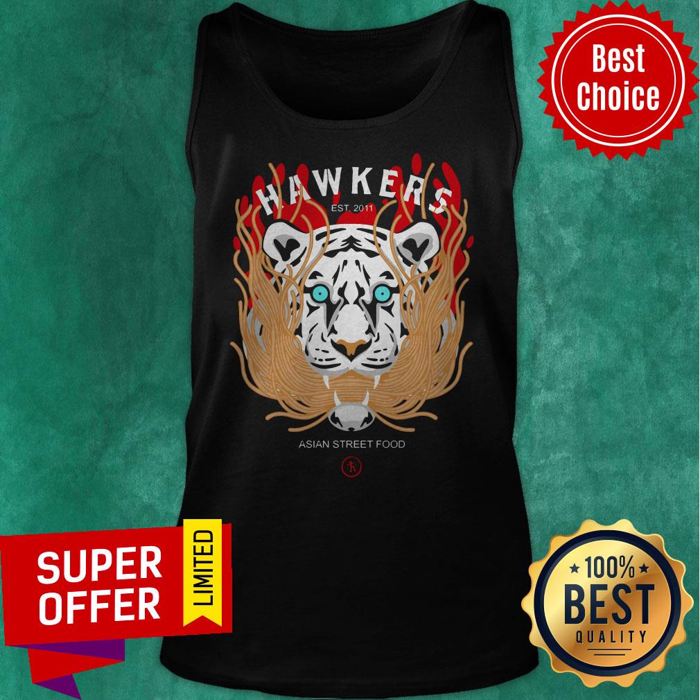Top Hawkers Asian Street Food Tiger Shirt