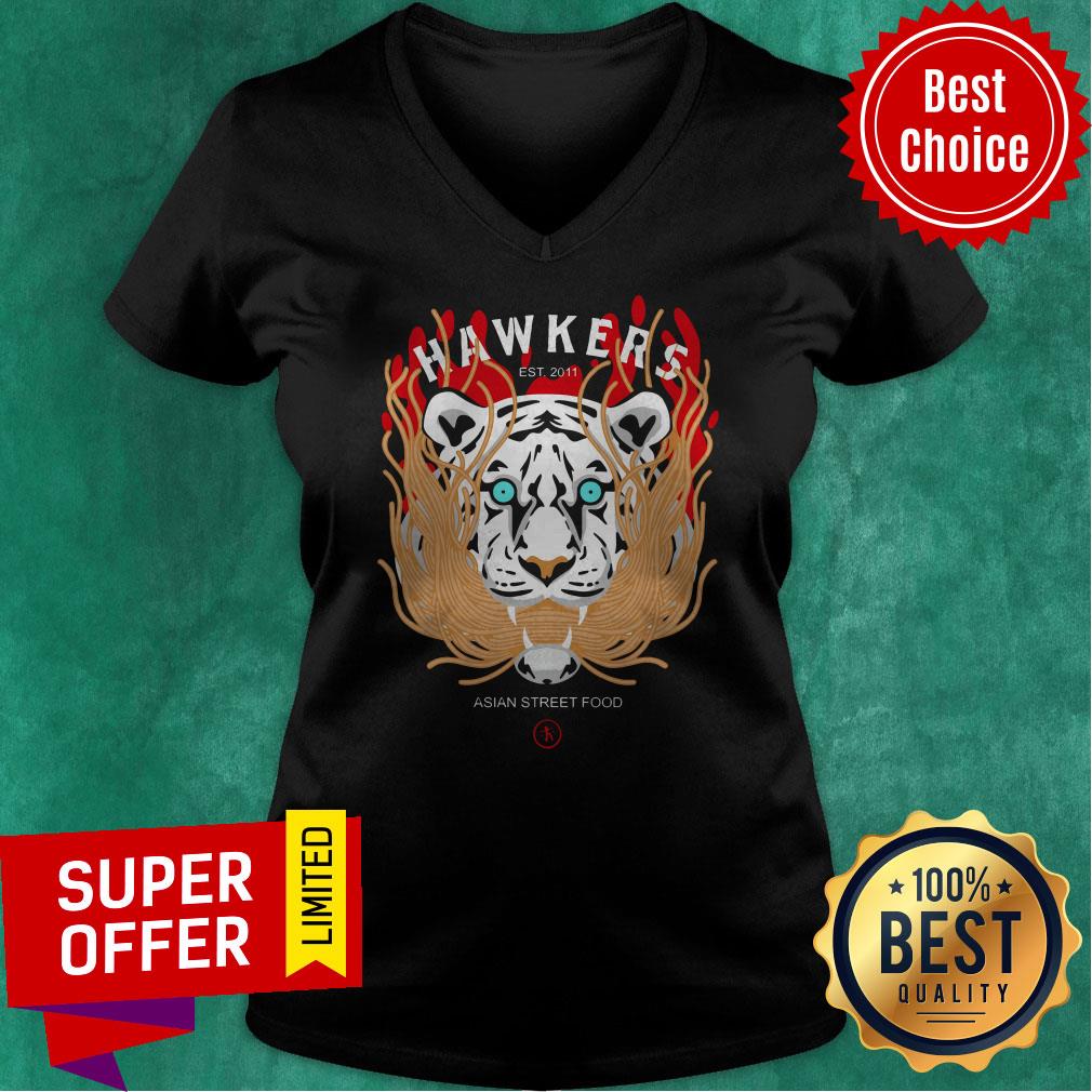 Top Hawkers Asian Street Food Tiger Shirt