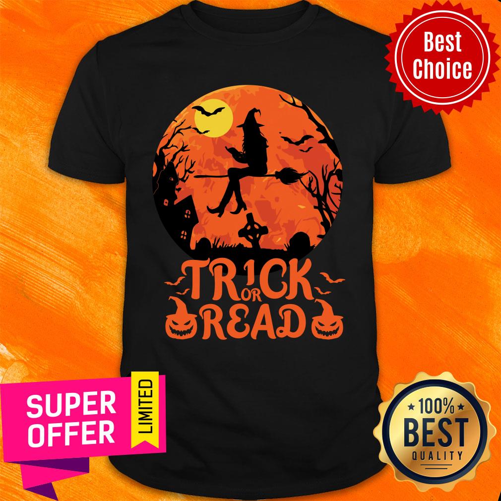 Trick Or Read Halloween Reading Lover Shirt