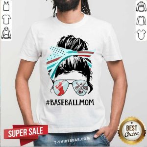 Drag Baseball Mom Messy Bun Girl Shirt