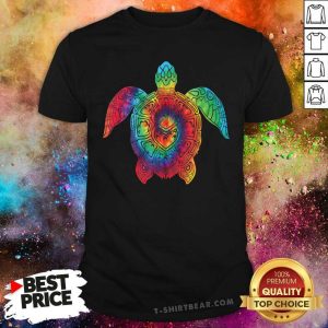 Beautiful Sea Turtle Ocean Tie Dye Rainbow Shirt