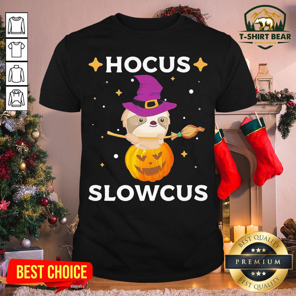 Good Sloth Witch Hocus Slowcus Halloween Shirt