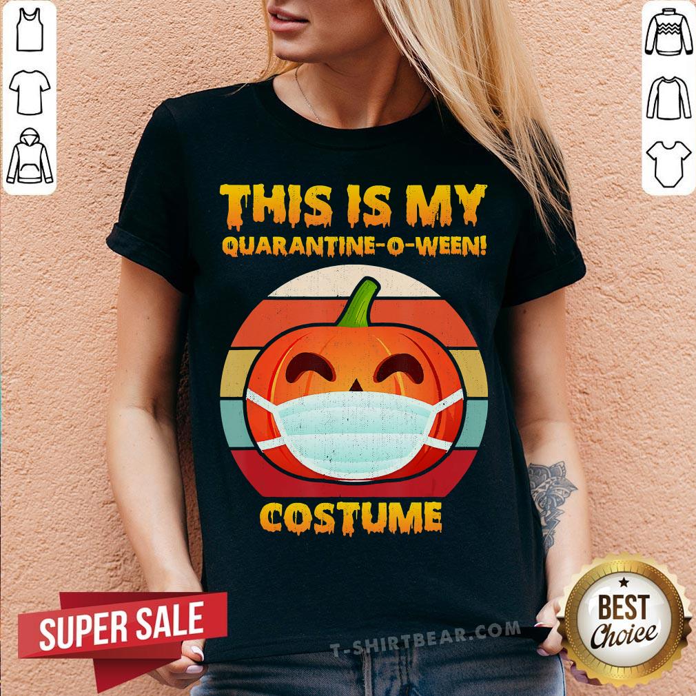 This Is My Quarantine-o-ween Pumpkin Costume Halloween Shirt