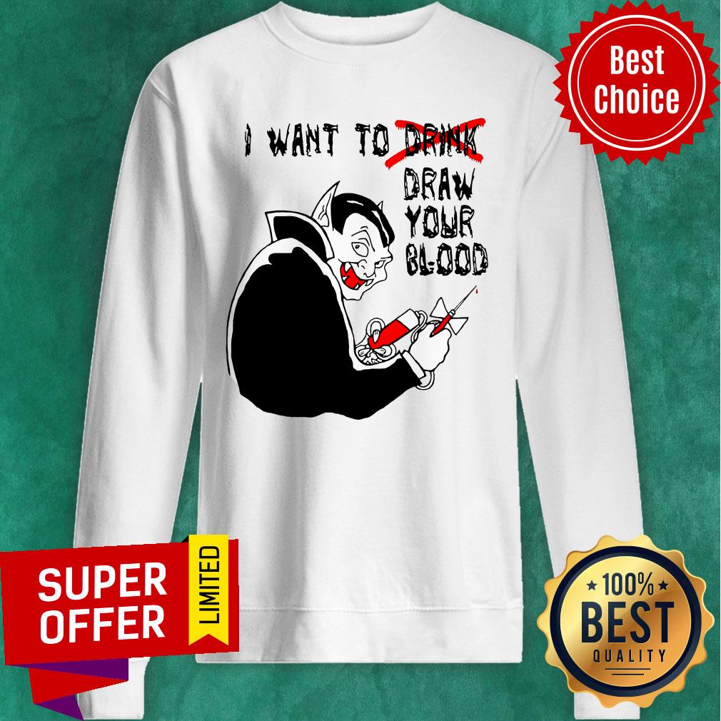 Vampire Tee For Phlebotomists Phlebotomy Students Shirt