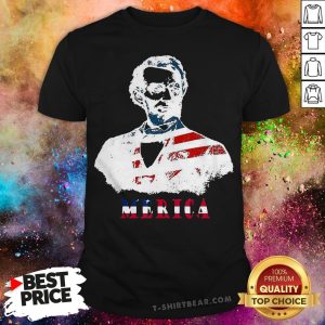 Abraham Lincoln 4th Of July American USA Flag T-Shirt