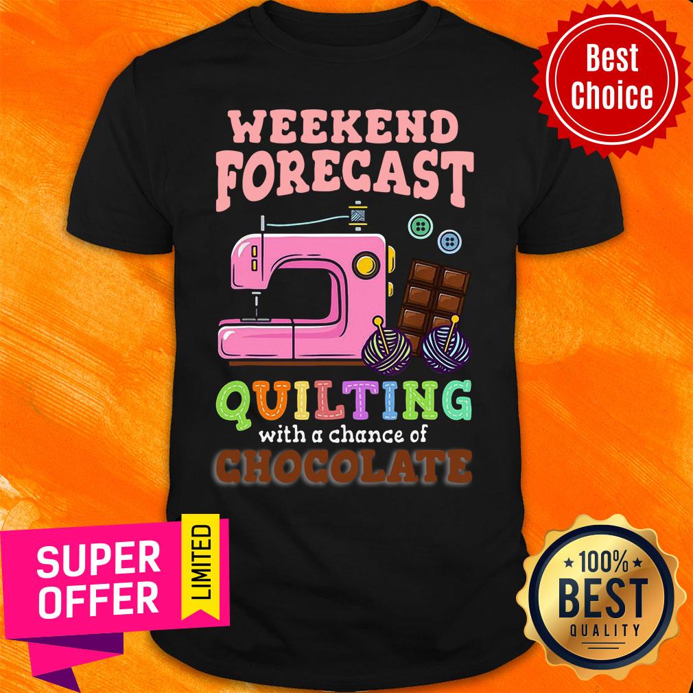 Weekend Forecast Quilting Chocolate Shirt