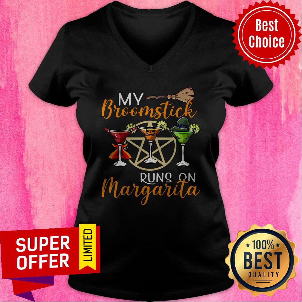 Wines My Broomstick Runs On Margarita Supernatural Halloween Shirt