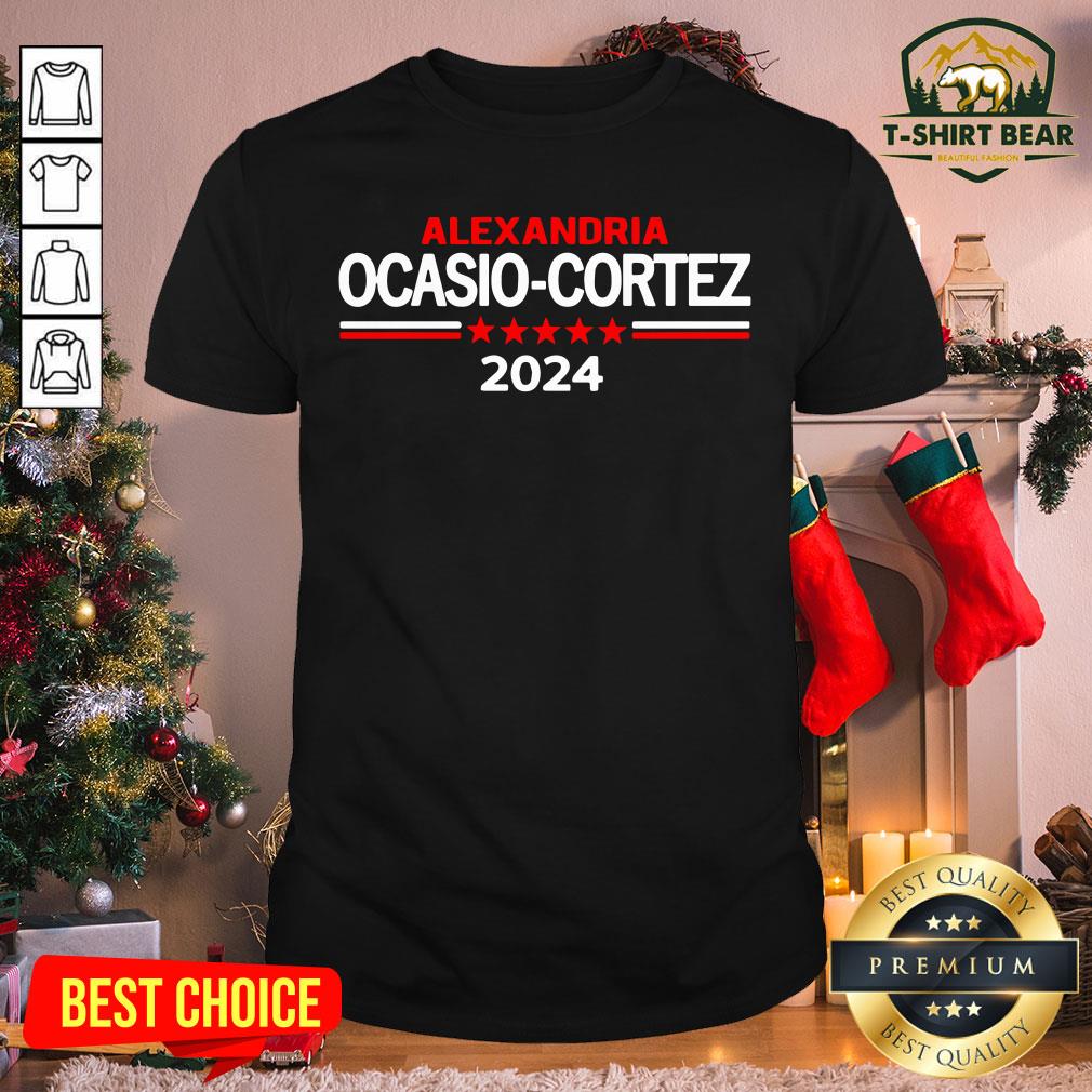Wonderful Alexandria Ocasio Cortez 2024 Stars Shirt
