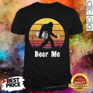 Beer Me Bigfoot Retro Shirt