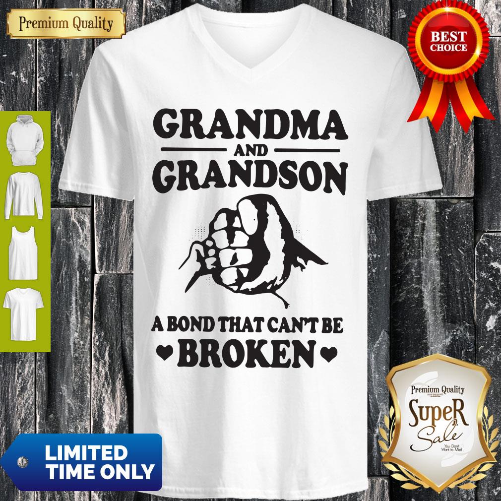 Official Grandma and Grandson A Bond That Can’t Be Broken White Version Shirt