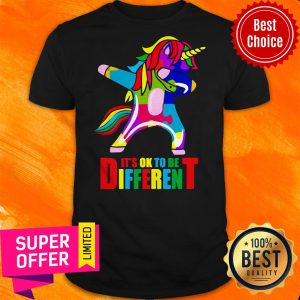 Awesome Autism Unicorn It’s Ok To Be Different Shirt