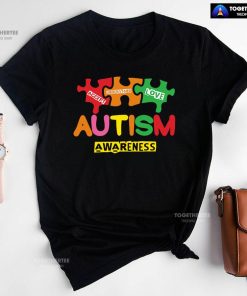 Accept Understand Love Puzzle Pieces Autism Awareness T-Shirt