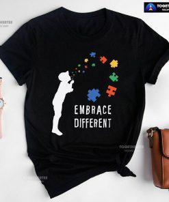 Embrace Different Kid Autism Awareness T-Shirt - Unisex Tee