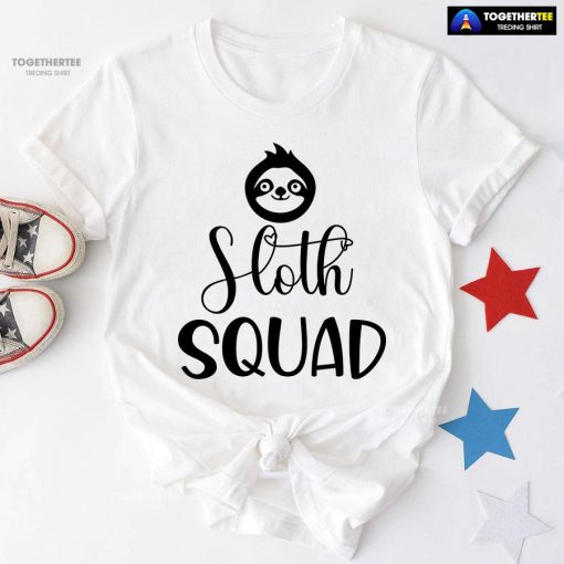Sloth Squad T-Shirt - White Tee