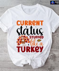 Current Status Stuffed Like A Turkey T-Shirt
