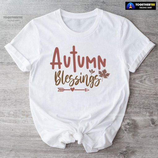 Autumn Blessings Thanksgiving T-Shirt