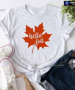 Hello Fall Happy Thanksgiving Day T-Shirt