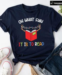 Oh What Fun It Is To Read Christmas T-Shirt